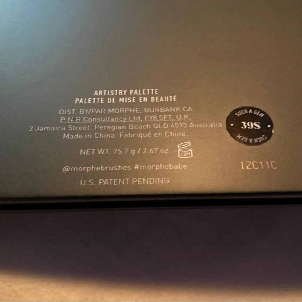 Morphe ~ ‘39S SUCH A GEM’ Eyeshadow Artistry Palette ~ FS ~ RARE & HTF ~ NIB - Picture 8 of 12